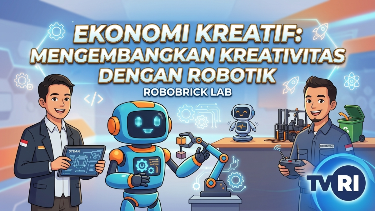 Inovasi robotik Medan oleh Robobrick Lab di TVRI