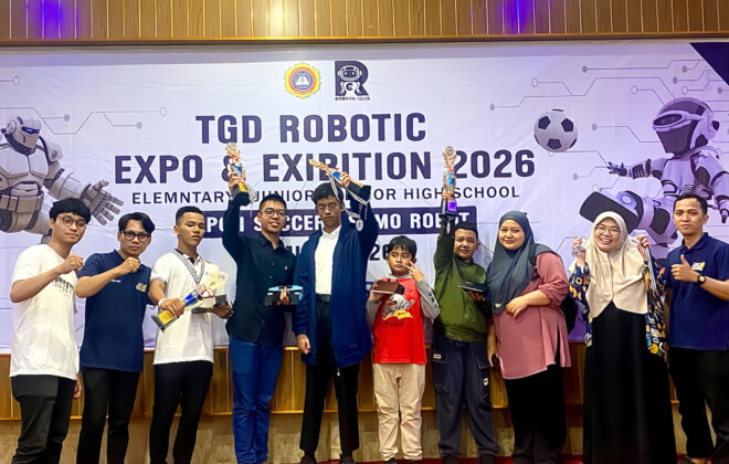 Foto Bersama Tim Robobrick Lab (RBL) di TGD Robotic Expo 2026